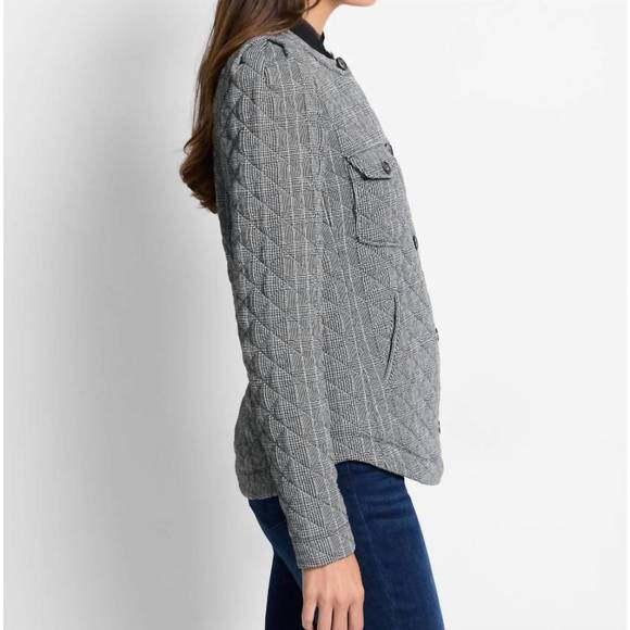 NEW NIC + ZOE plaid perfection jacket in black multi - Picture 3 of 4